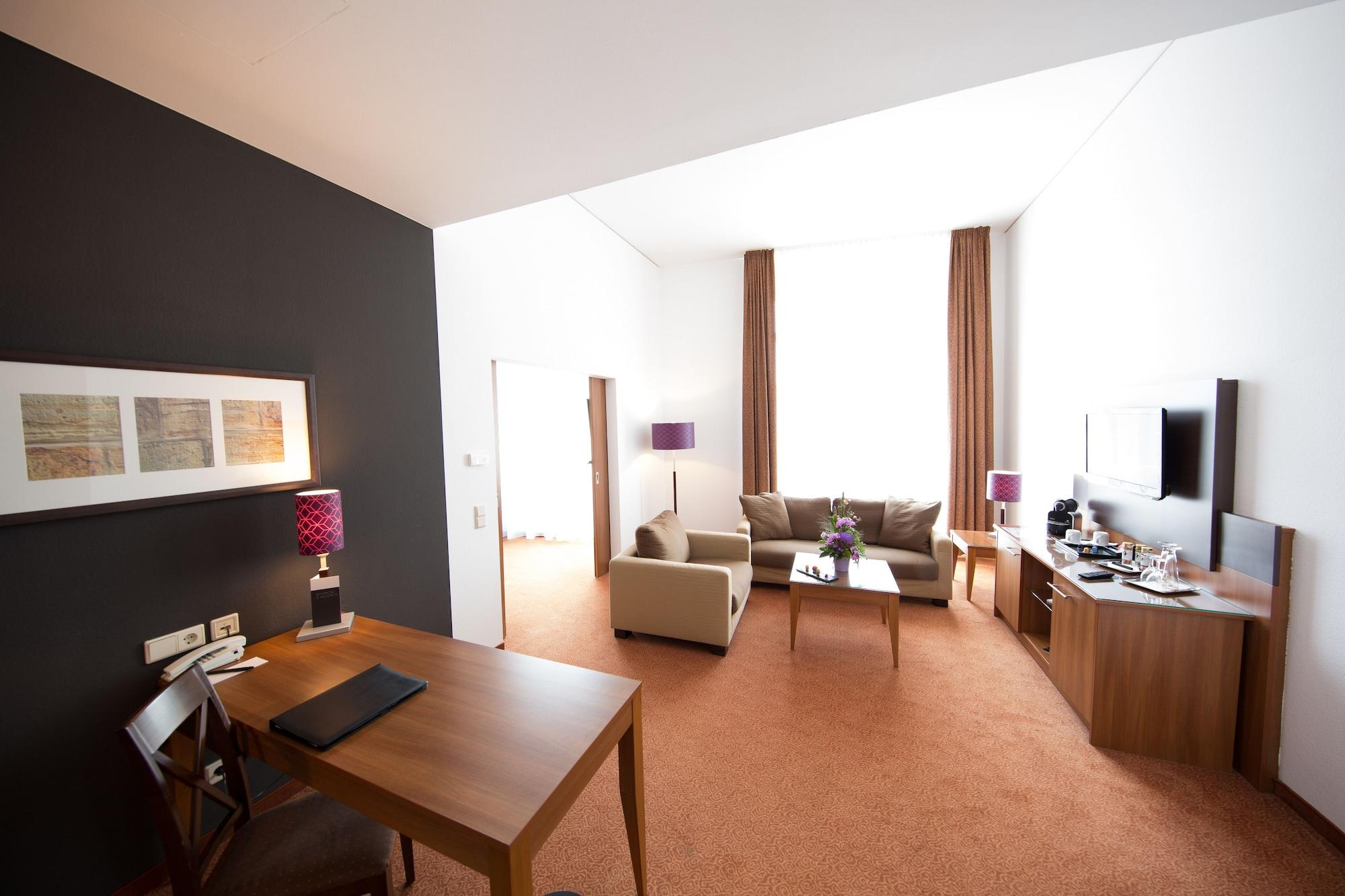 Dorint Hotel Am Dom Erfurt Bagian luar foto